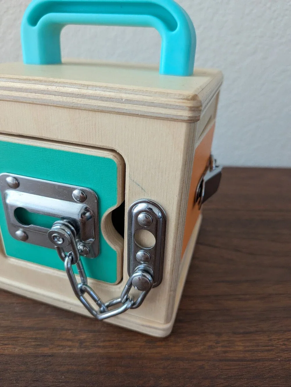 Lovevery The Lockbox Wooden Montessori Toy Latches The Realist Play Kit